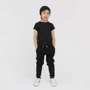 Mini Mioche Cloud Short Sleeve Black Boy’s Tee